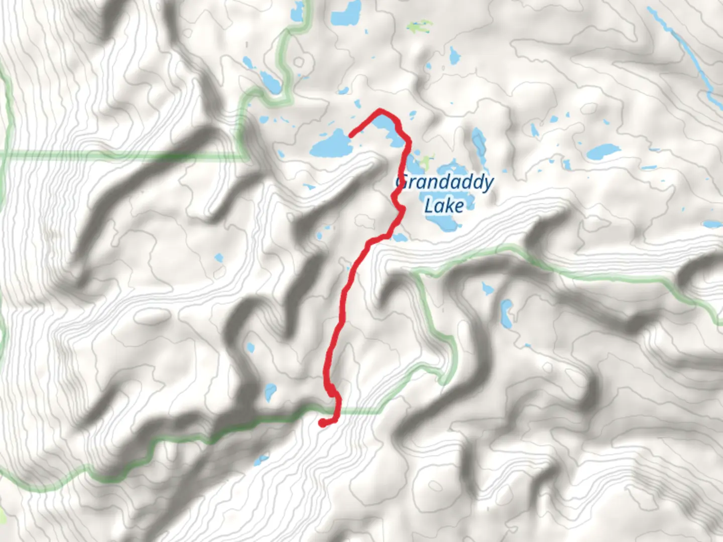 An image depicting the trail Betsy Lake and Mohawk Lake via Hades Rocky Sea Pass Trail and its surrounding area.