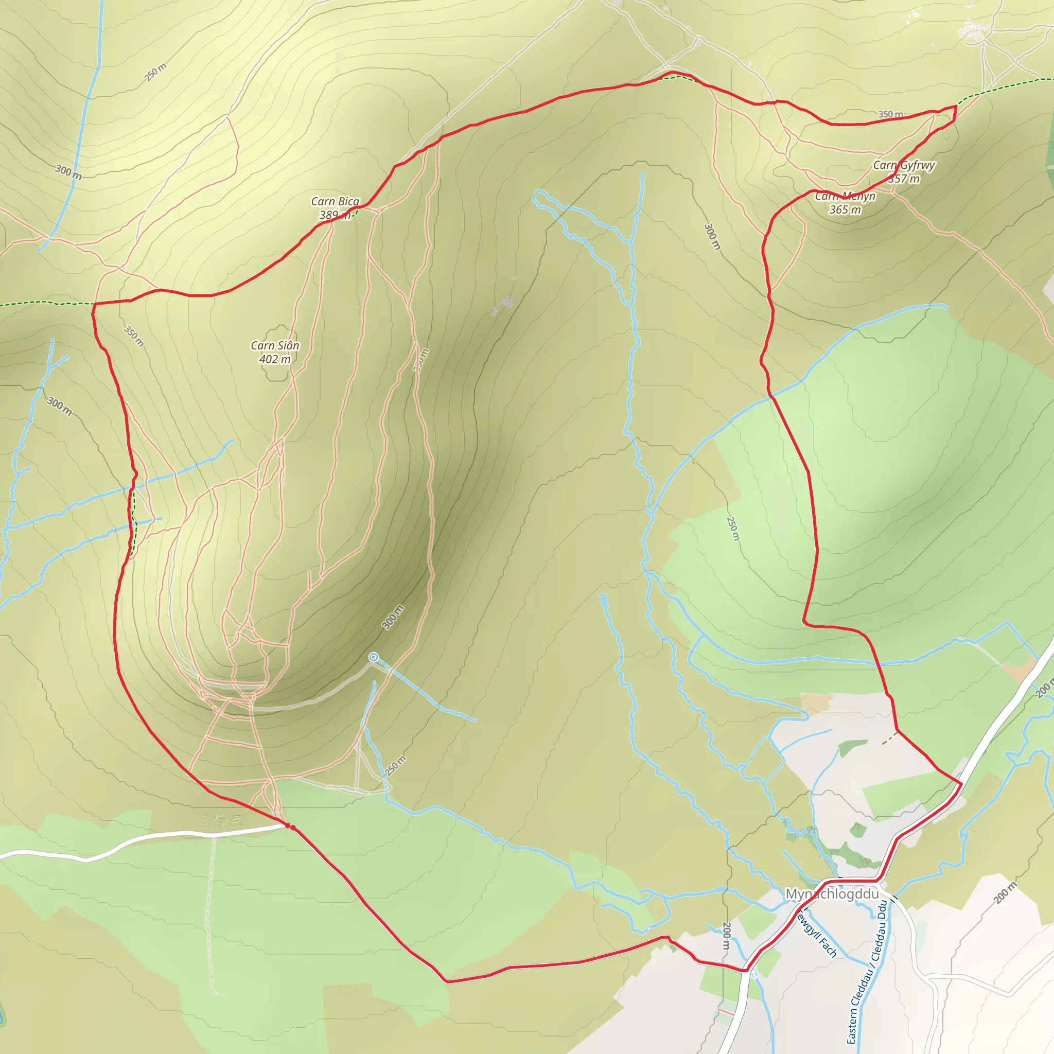Mynydd Preseli mobile static map