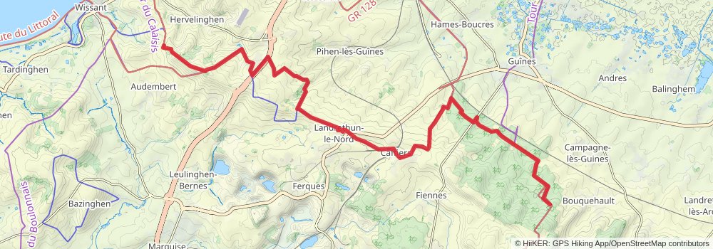 Via Francigena stage 6 Map