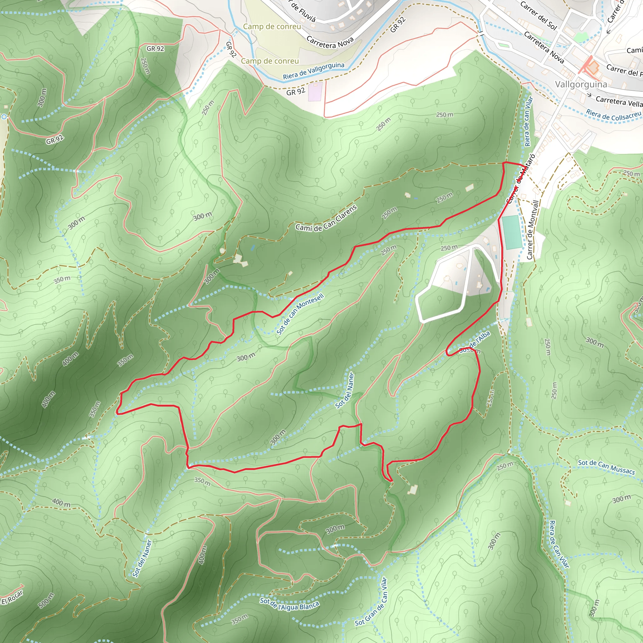 Can Vilar i el Sot de Can Montasell SL C 77 mobile static map