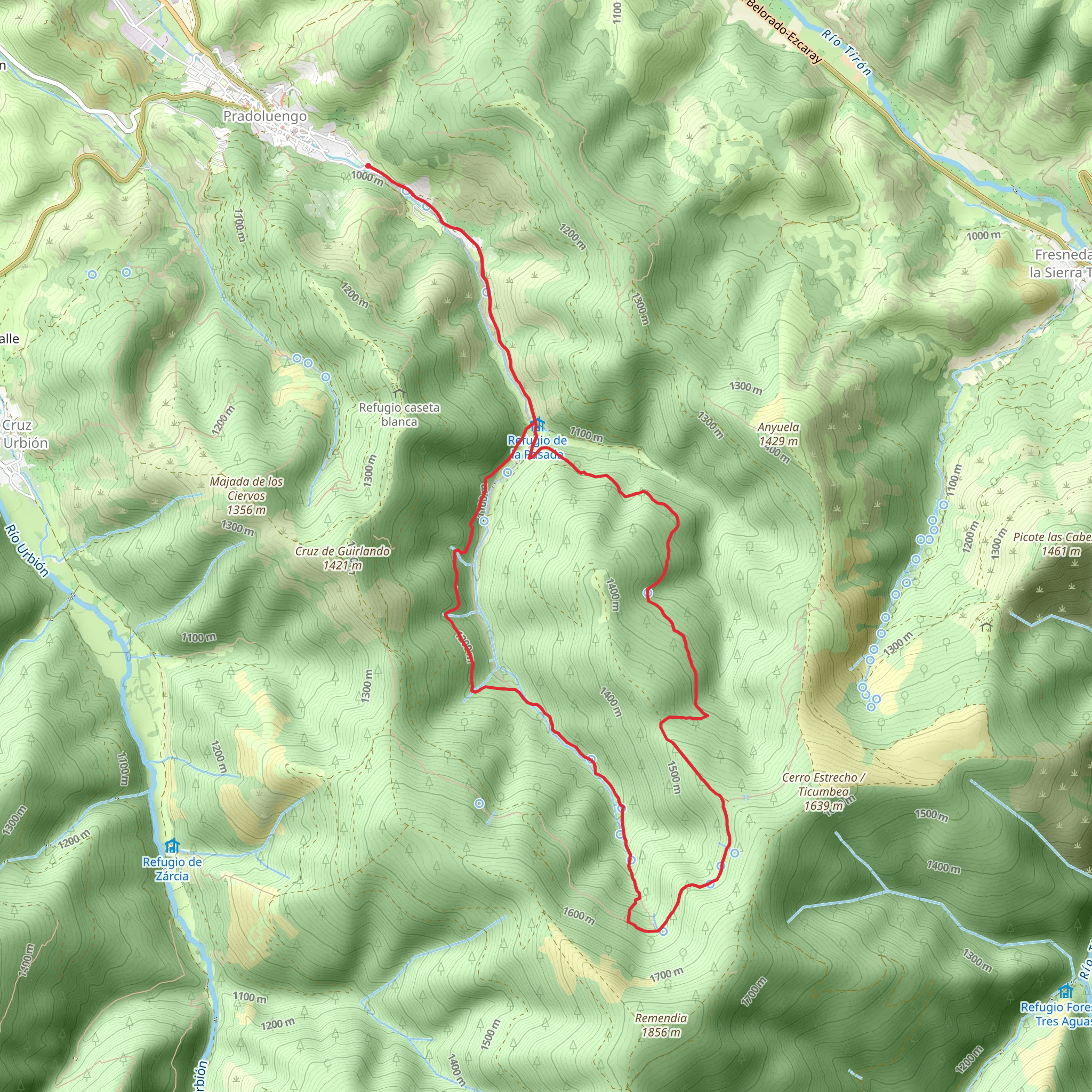 Source of the Oropesa River PR BU 59 mobile static map