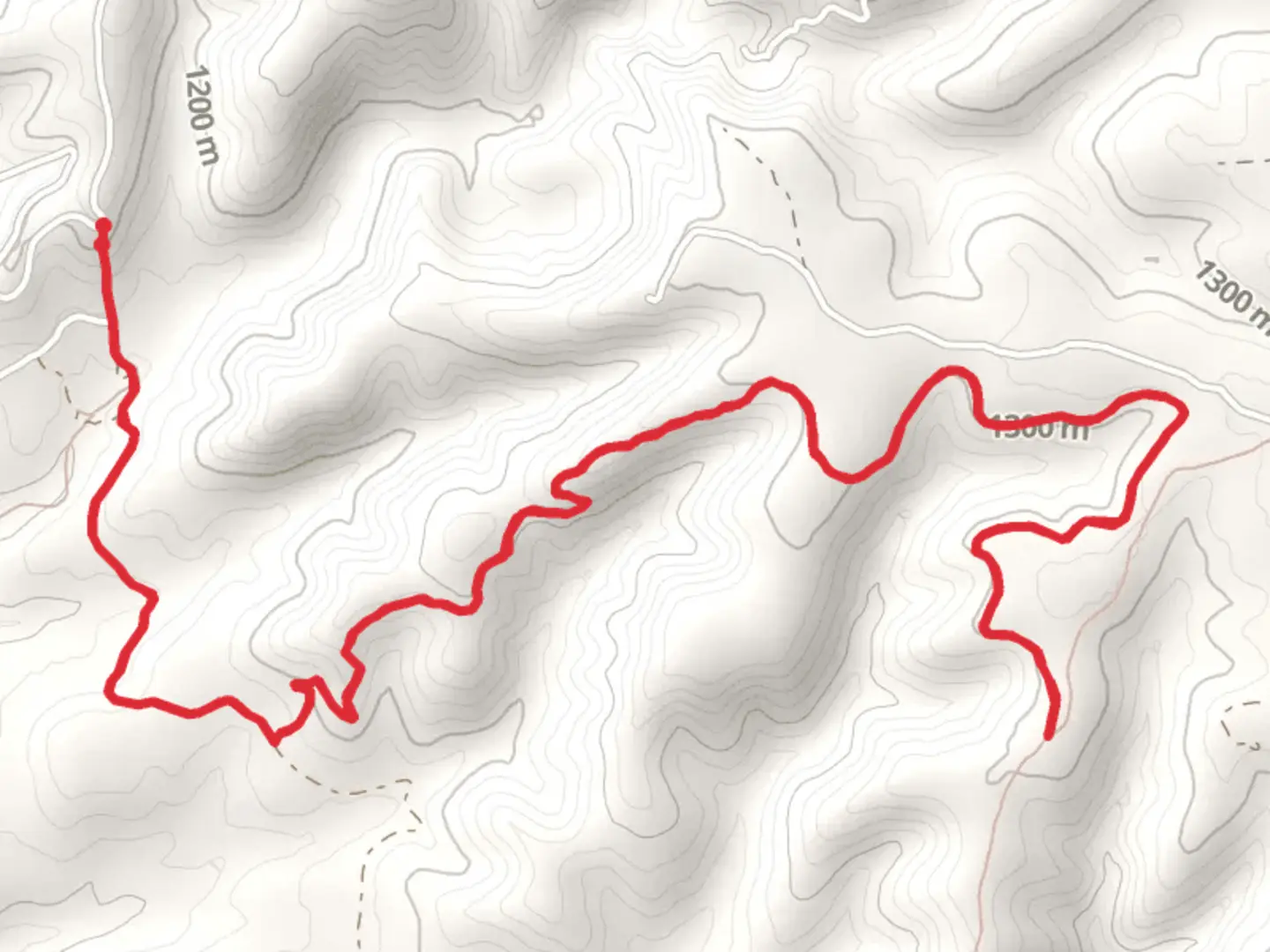 An image depicting the trail Rusty Bucket Trail and its surrounding area.