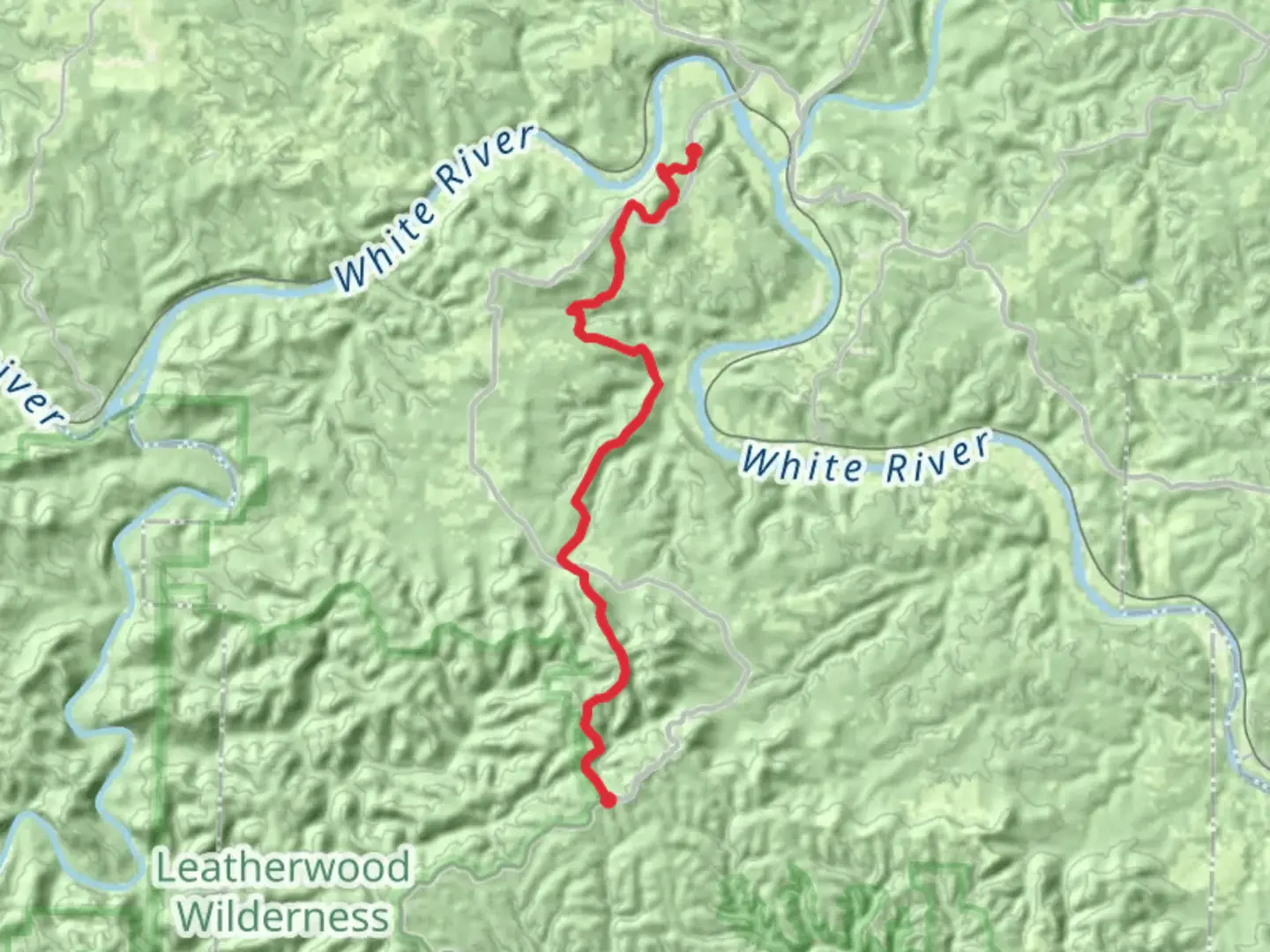 An image depicting the trail OHT - Twin Creek Section and its surrounding area.