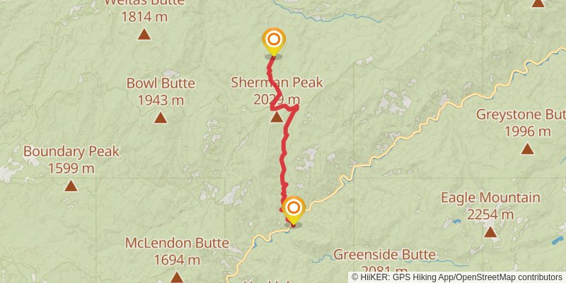 Ultra Pedestrian North Loop stage 30 Map