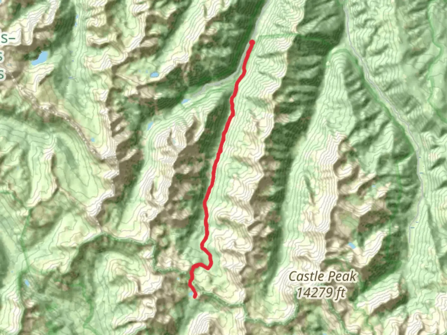 An image depicting the trail East Maroon Creek and its surrounding area.