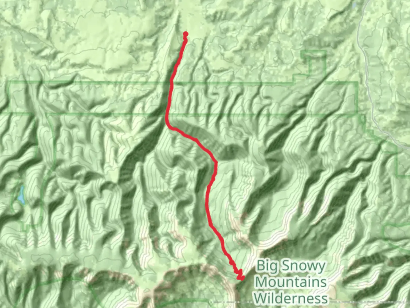 An image depicting the trail East Fork Cottonwood Creek Trail and its surrounding area.