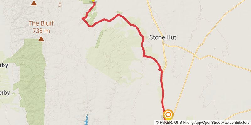 Mawson Trail stage 23 Map