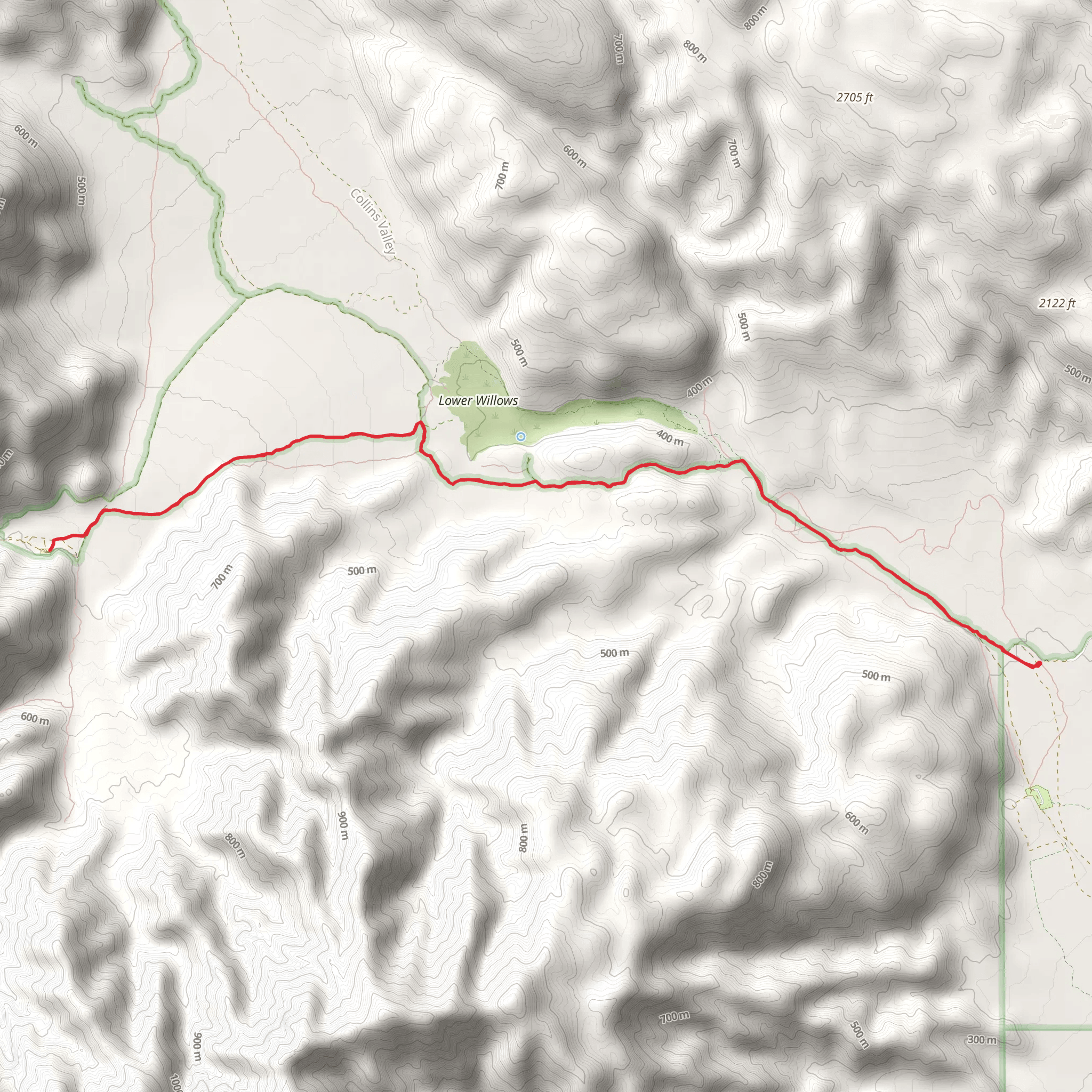 Sheep Canyon Campground via Sheep Canyon Road mobile static map