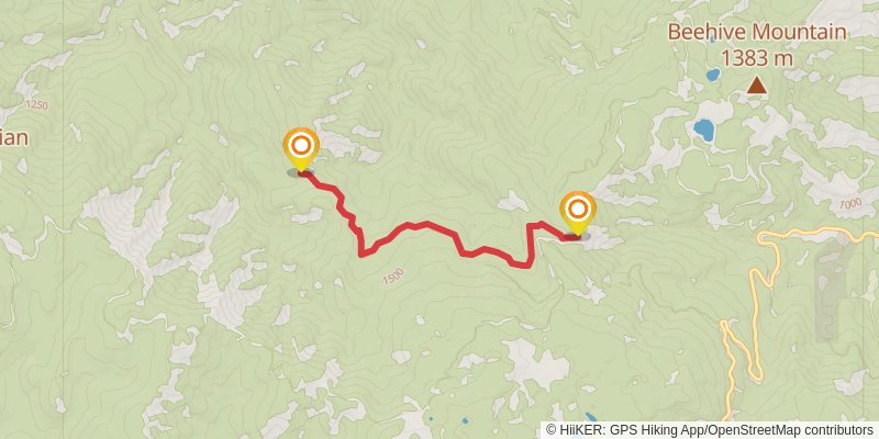 Devils Gulch Trail stage 2 Map
