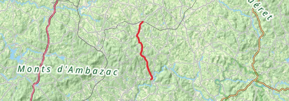 Camino Strasbourg-Saint Jean Pied de Port via Vézelay stage 47 Map