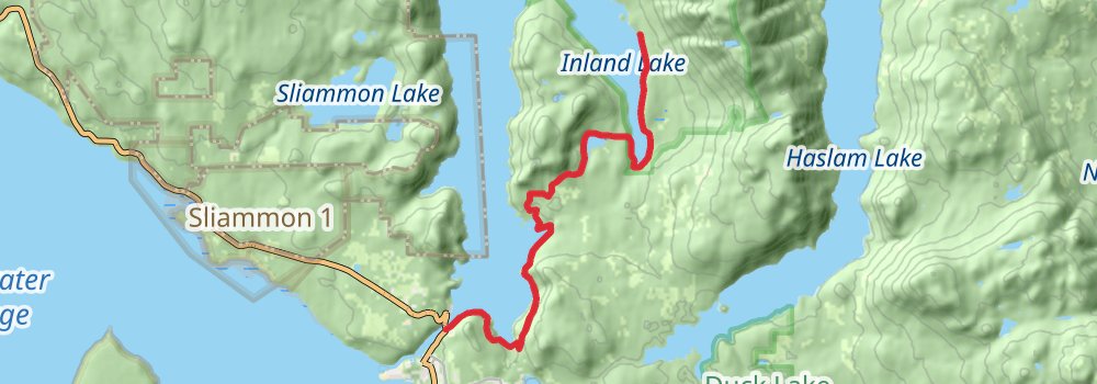 Sunshine Coast Trail stage 4 Map