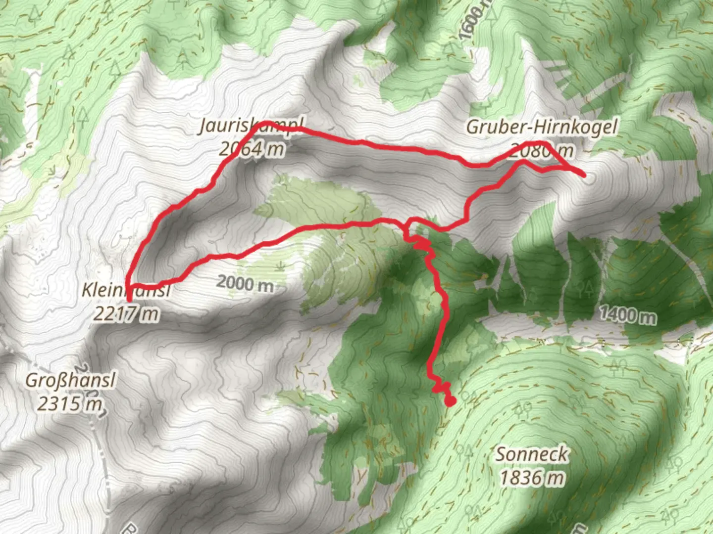 An image depicting the trail Wölzer Tauern - Wildalm and 3-summit Tour and its surrounding area.