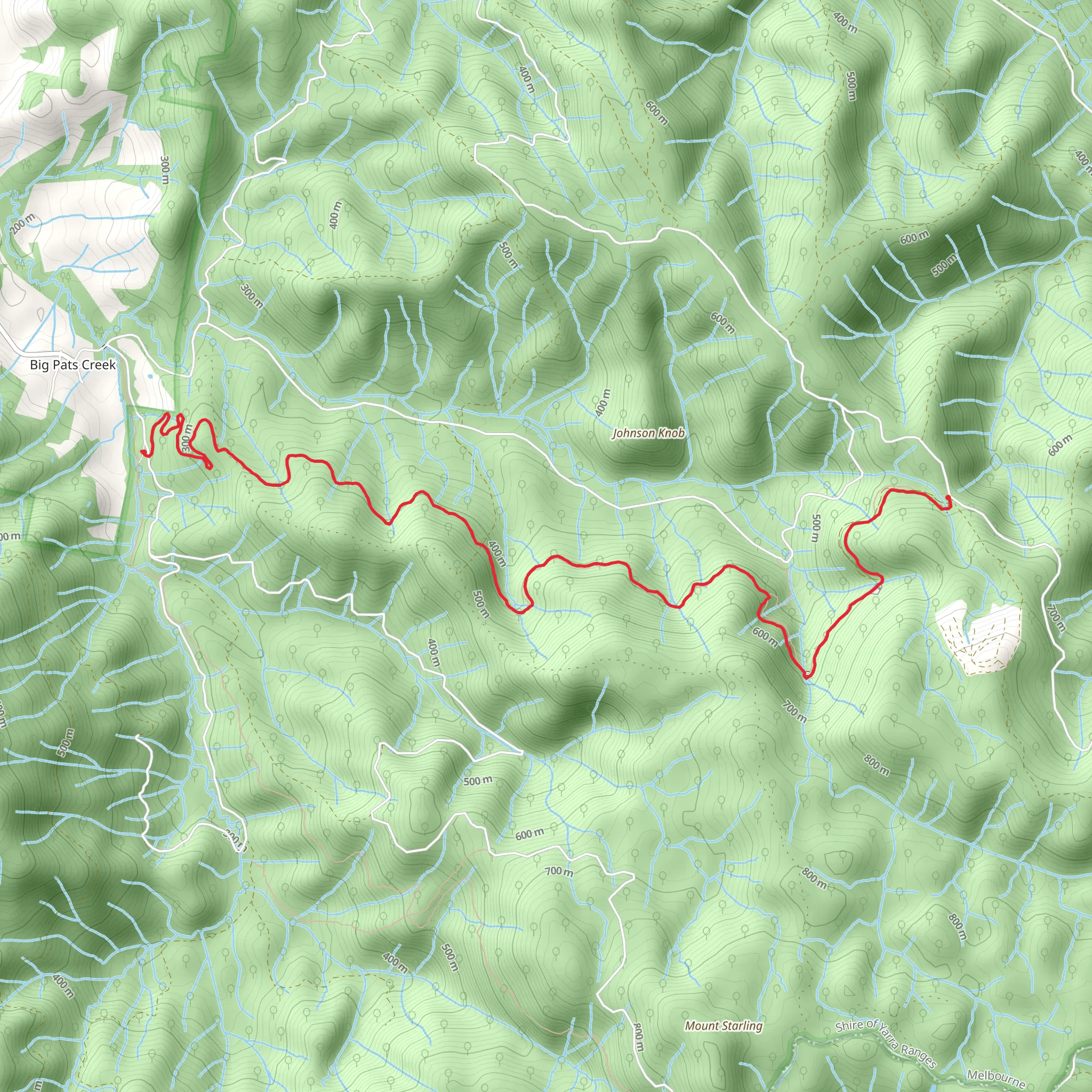 Richards Tramline Trail mobile static map