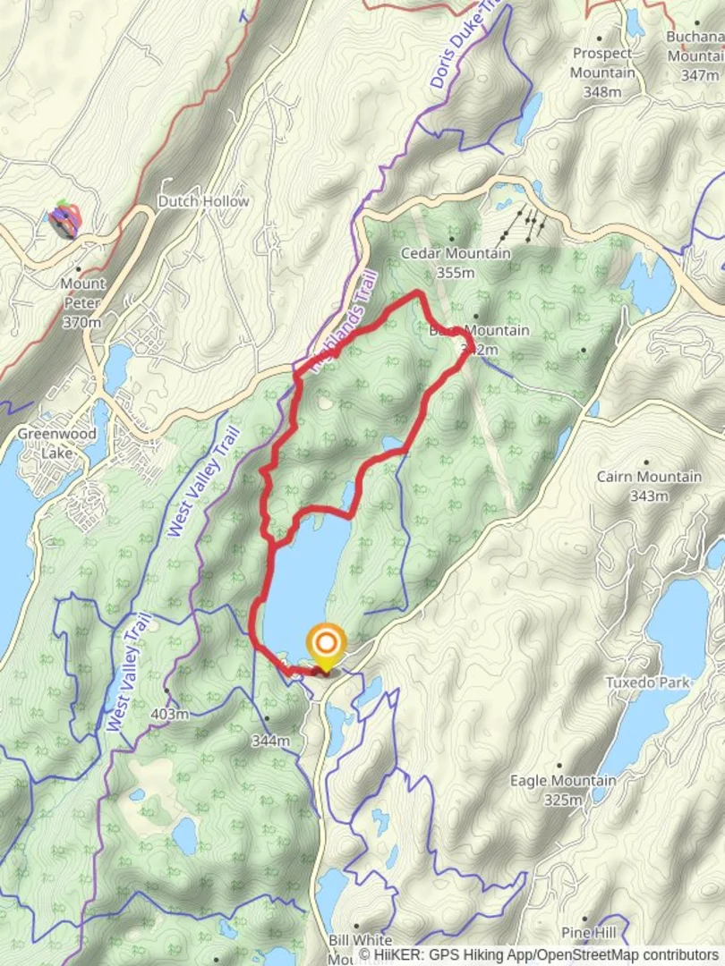 An image depicting the trail Sterling Lake Sterling Valley Loop Trail and its surrounding area.