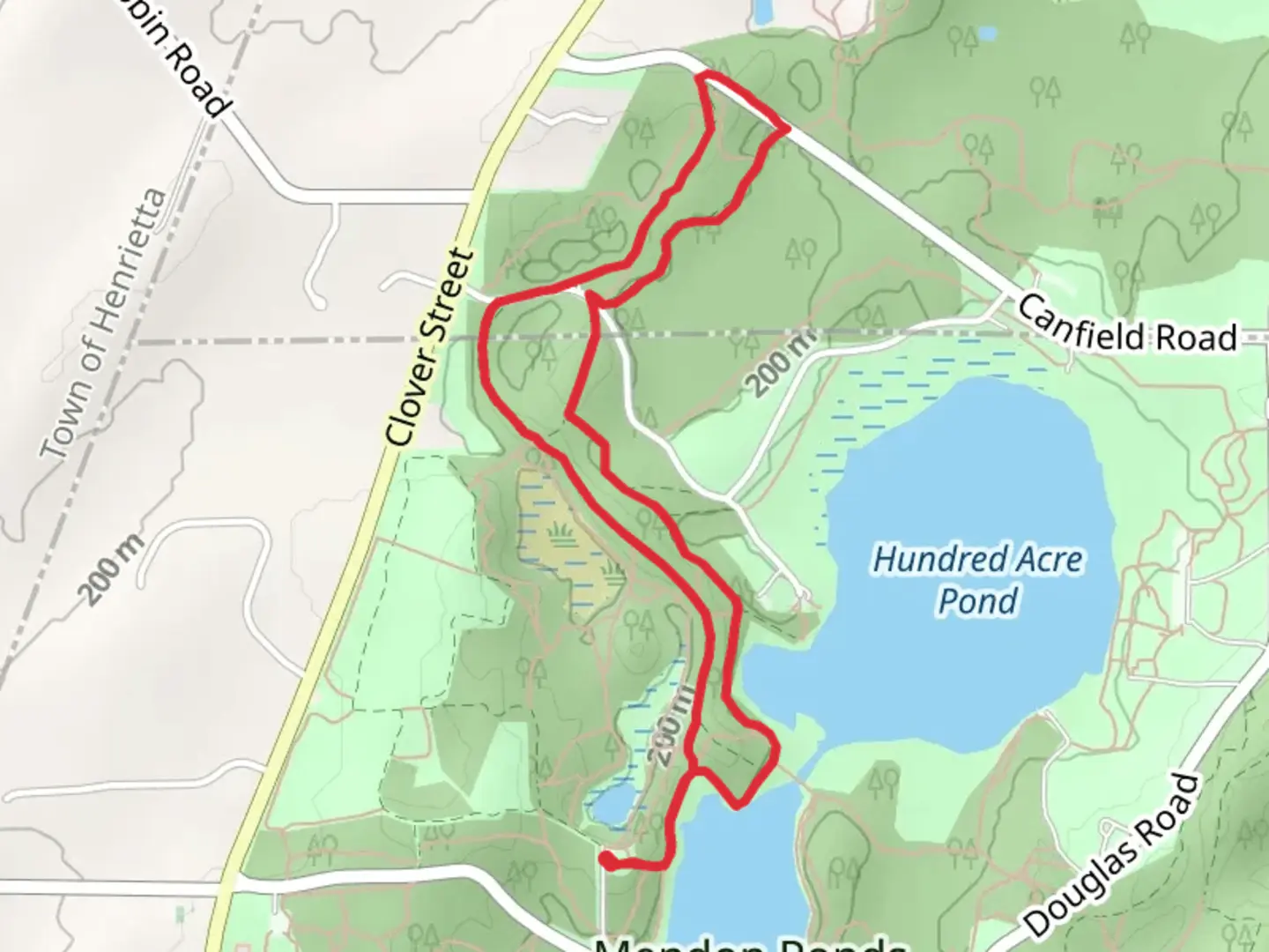 An image depicting the trail West Esker Loop Trail and its surrounding area.