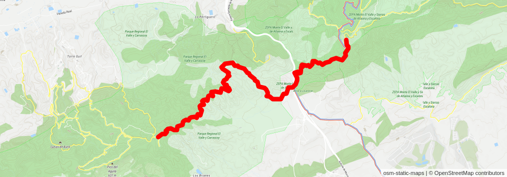 Antonio Pérez Nortes Trail (El Valle) PR MU 23 stage 2 Map