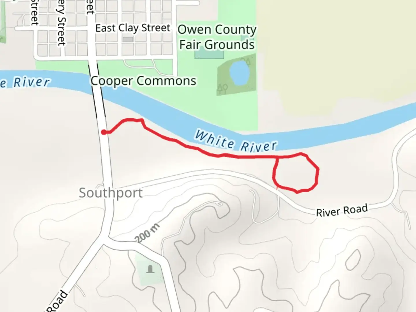 An image depicting the trail MYPath Loop and its surrounding area.