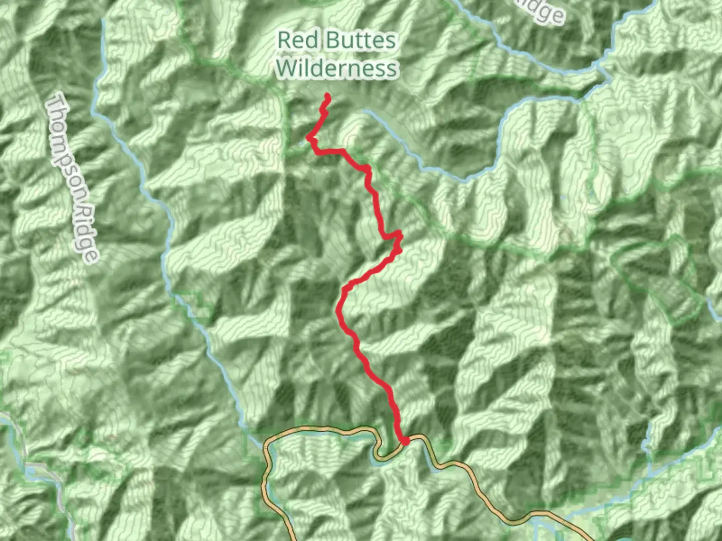 An image depicting the trail Fort Goff Creek Trail and its surrounding area.