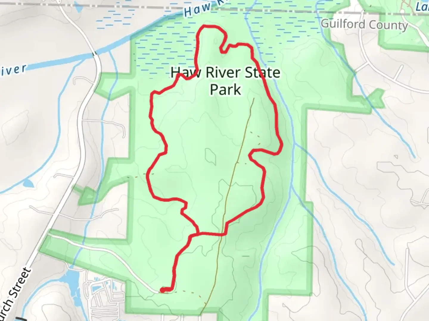 An image depicting the trail Great Blue Heron Loop Trail and its surrounding area.