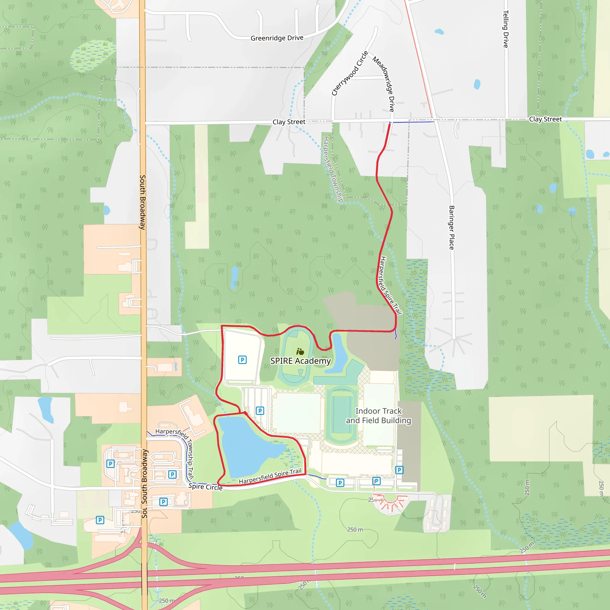 Spire Circle mobile static map