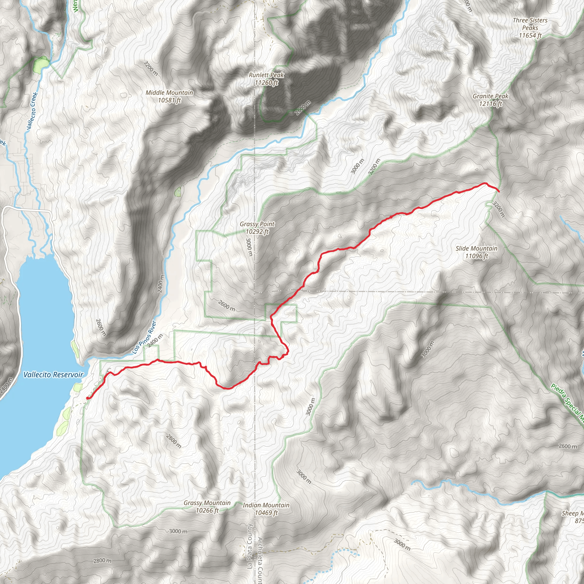 East Creek Trail mobile static map