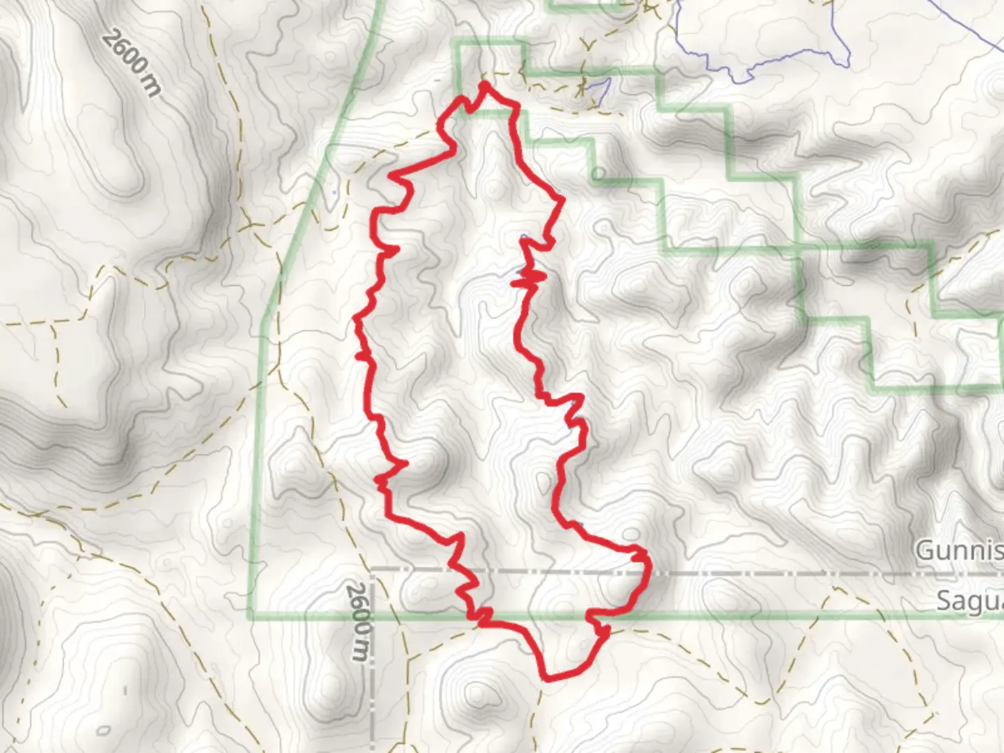 An image depicting the trail West Aberdeen and East Aberdeen Loop and its surrounding area.