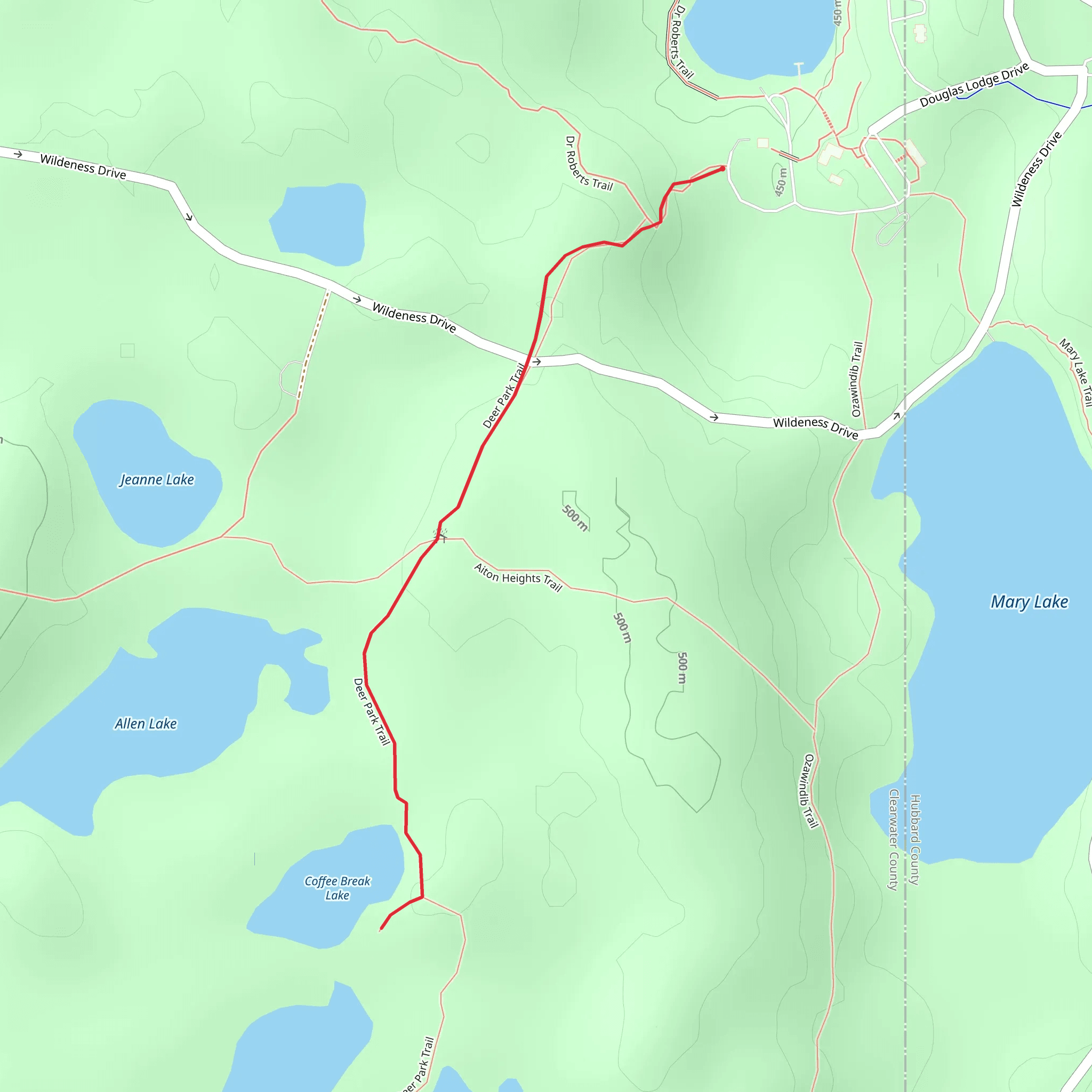 Coffee Break Lake mobile static map