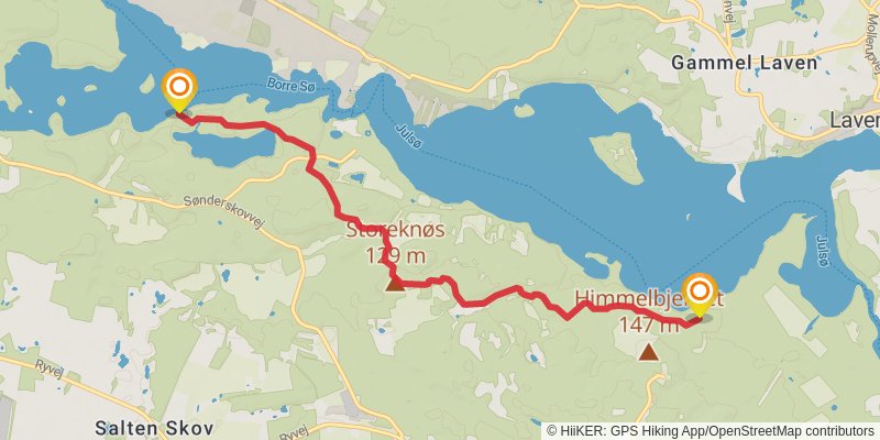 Julsø Loop alt 1 Map