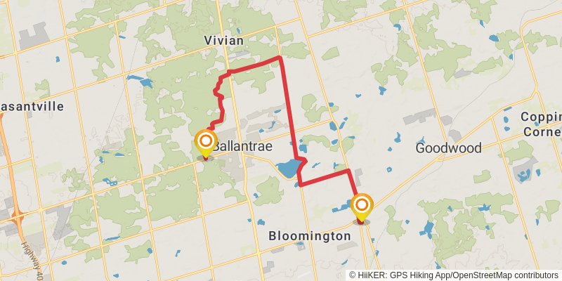 Oak Ridges Trail stage 7 Map