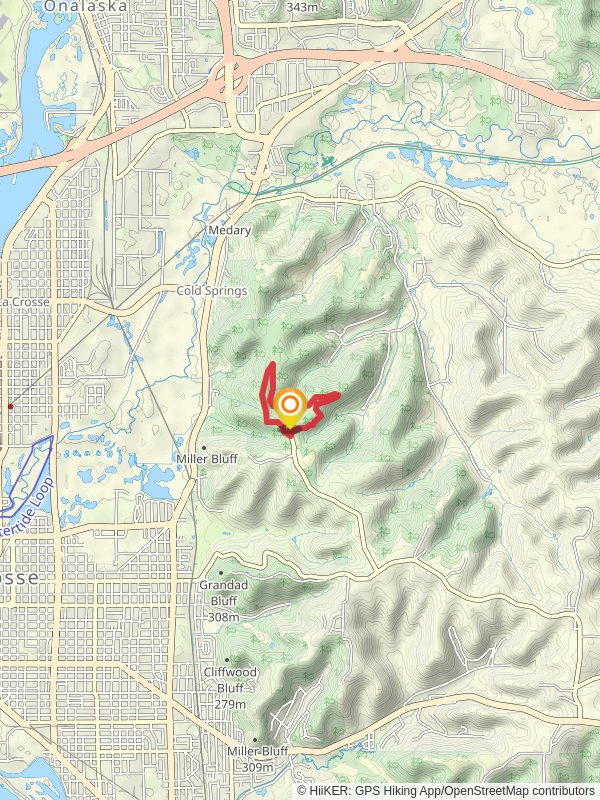 Old Quarry Road and Sidwinder Loop