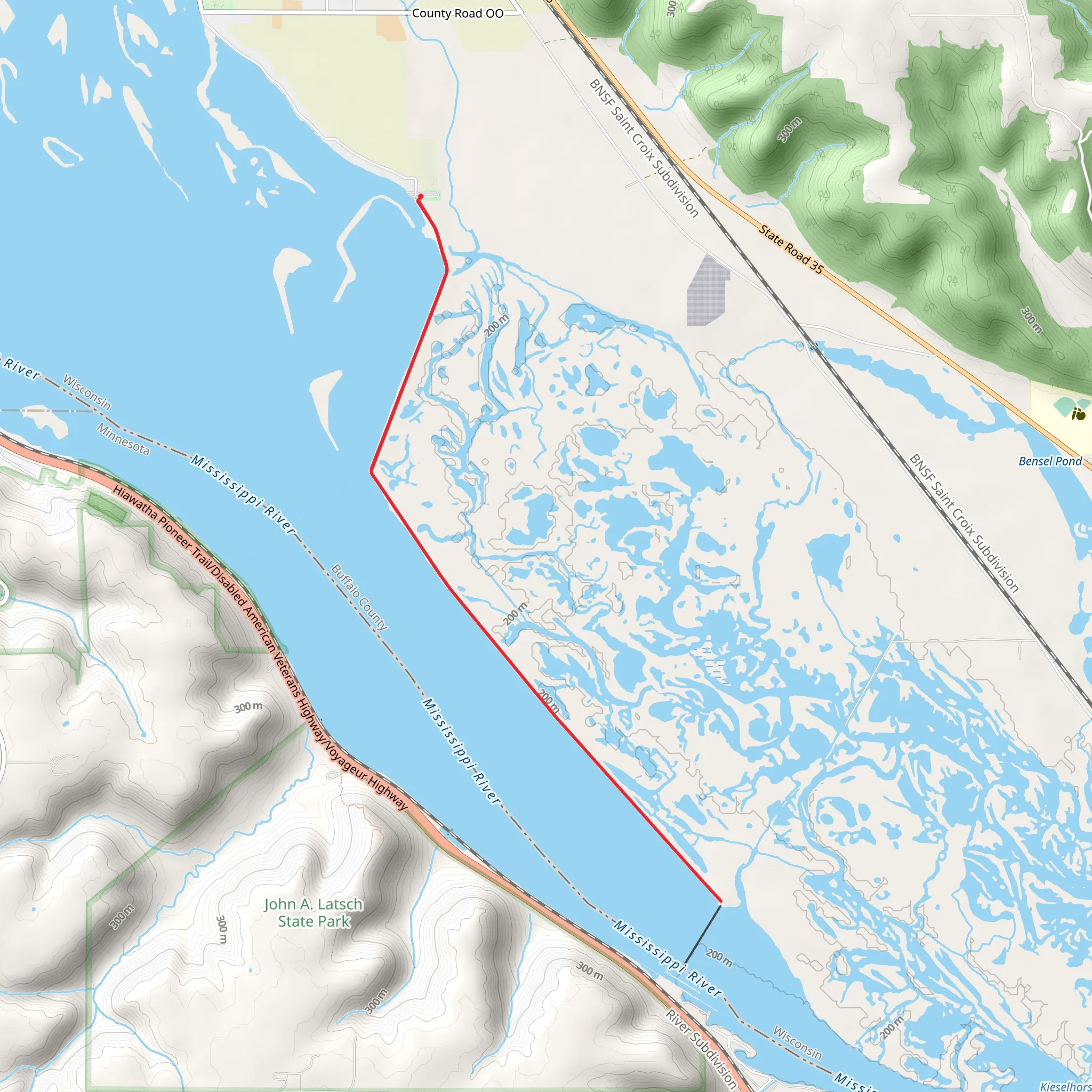 South River Road mobile static map