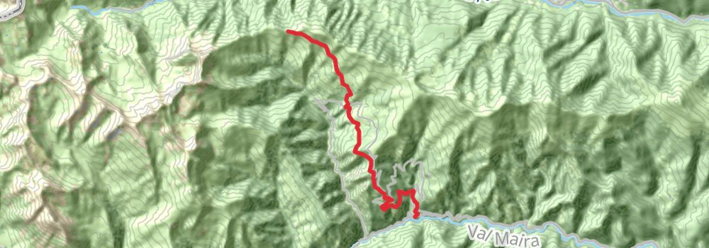 Grande Traversata delle Alpi stage 45 Map