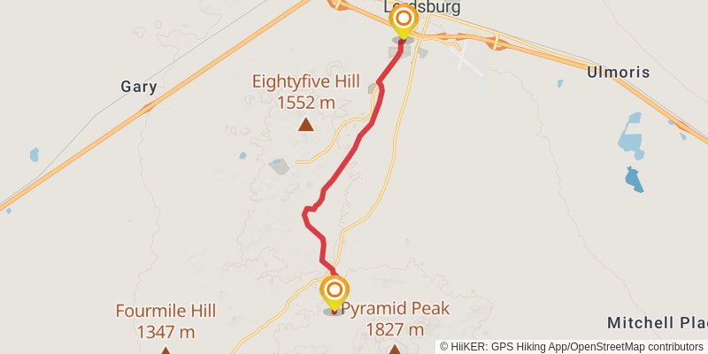 Continental Divide Trail - New Mexico stage 7 Map