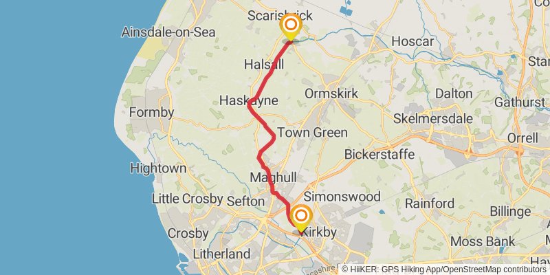 Leeds and Liverpool Canal Walk stage 9 Map