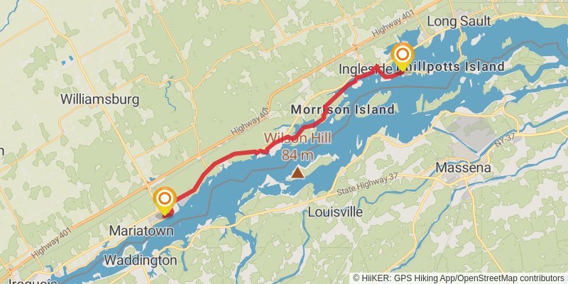 Waterfront Trail stage 4 Map