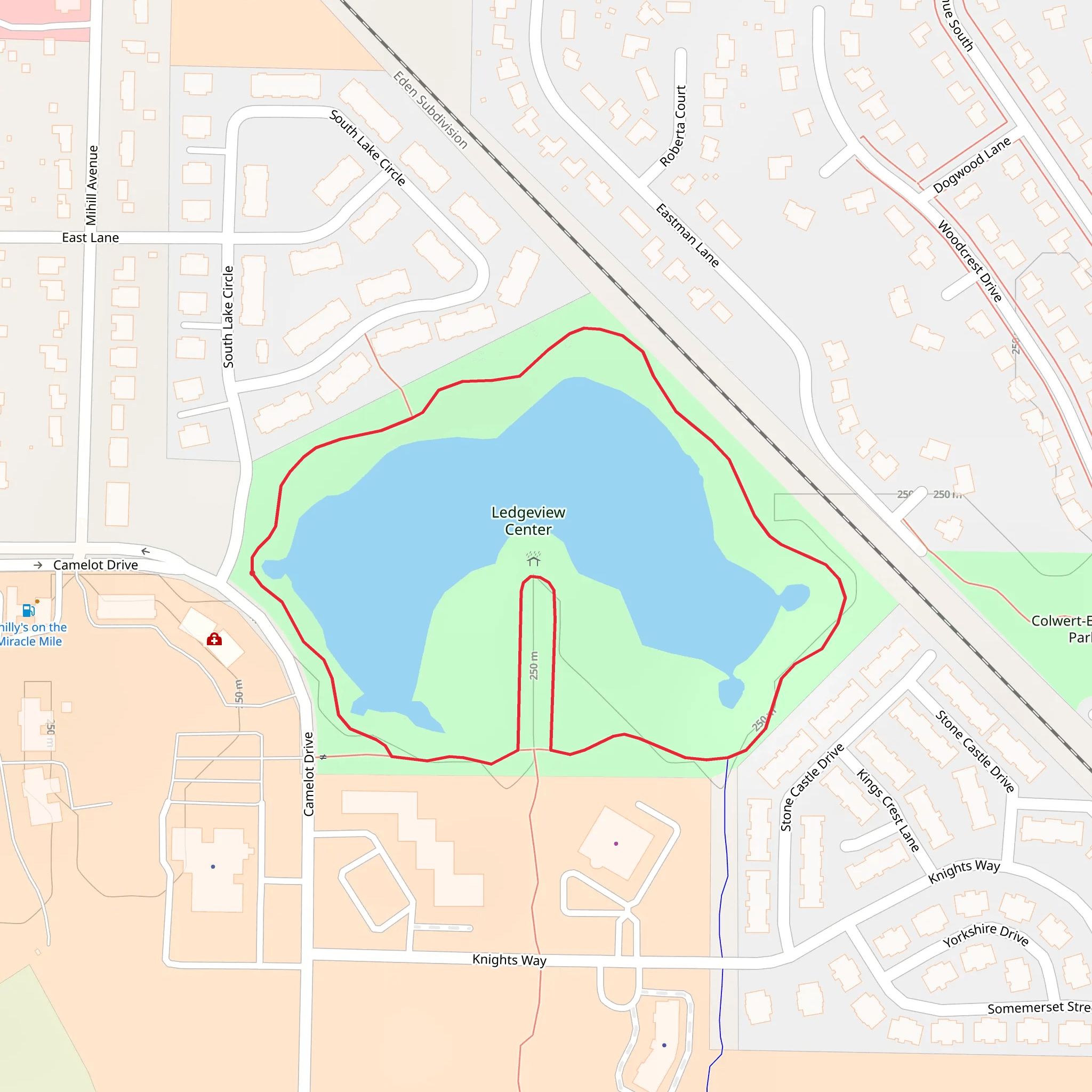 Ledgeview Center Loop mobile static map