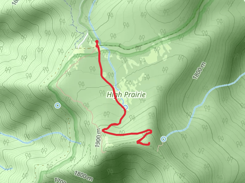 Lookout Mountain via High Prairie Trail