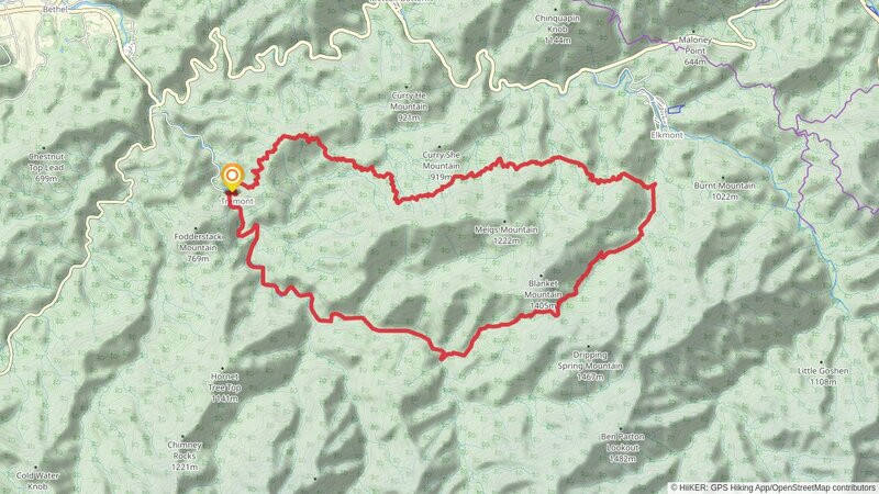 Buckhorn Gap via Lumber Ridge Trail