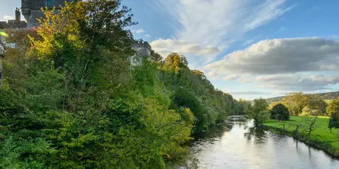 An image depicting the trail Oulart - Siul Ladhru and its surrounding area.