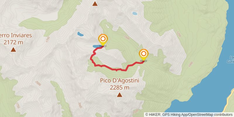 Nahuel Huapi Traverse alt 1 Map