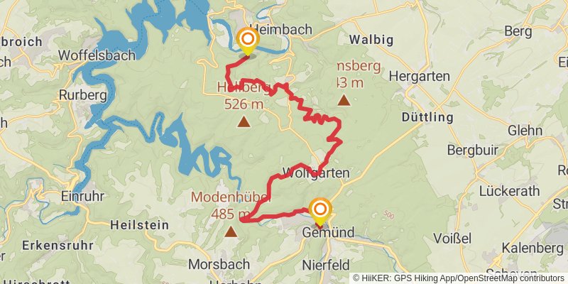 Wildnis-Trail stage 3 Map