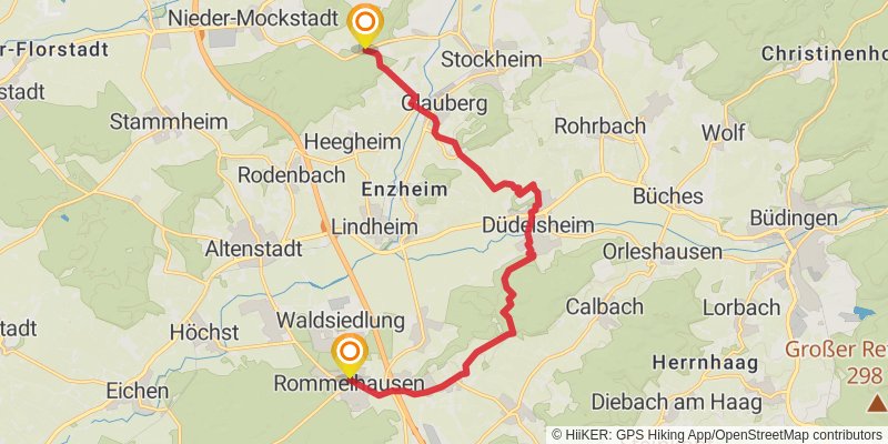 Bonifatius - Route stage 5 Map