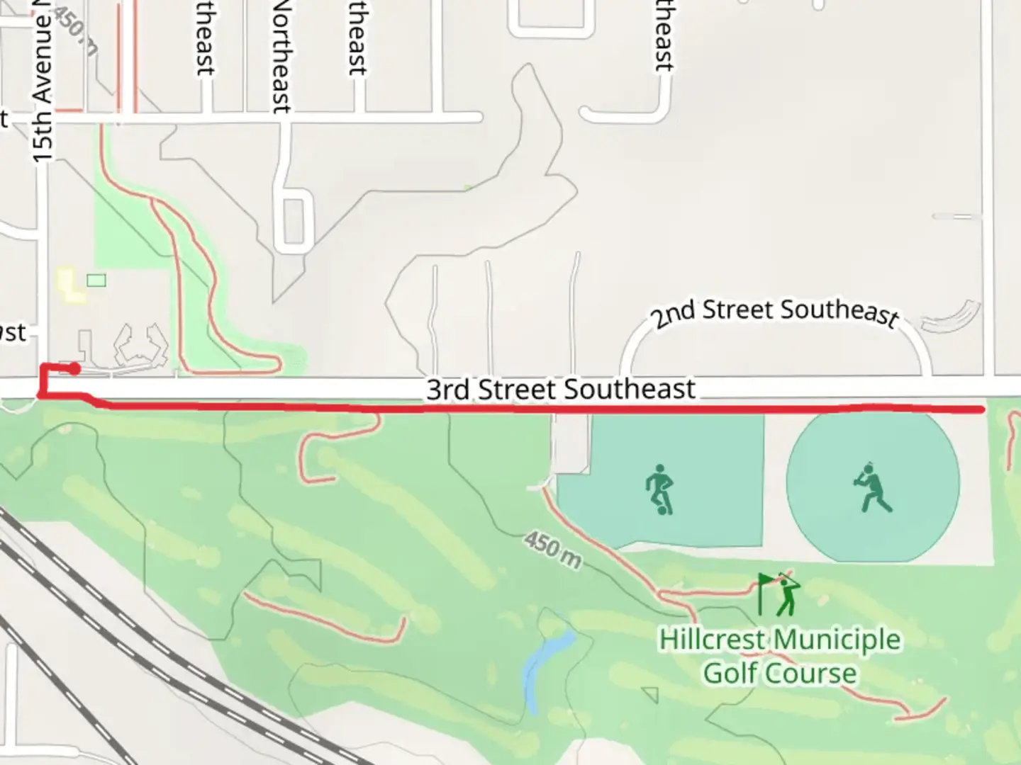 An image depicting the trail Hillcrest Trail and its surrounding area.