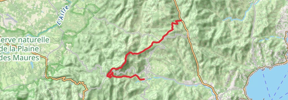 GR 51 stage 18 Map