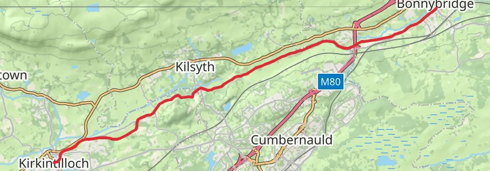 Scottish National Trail stage 11 Map
