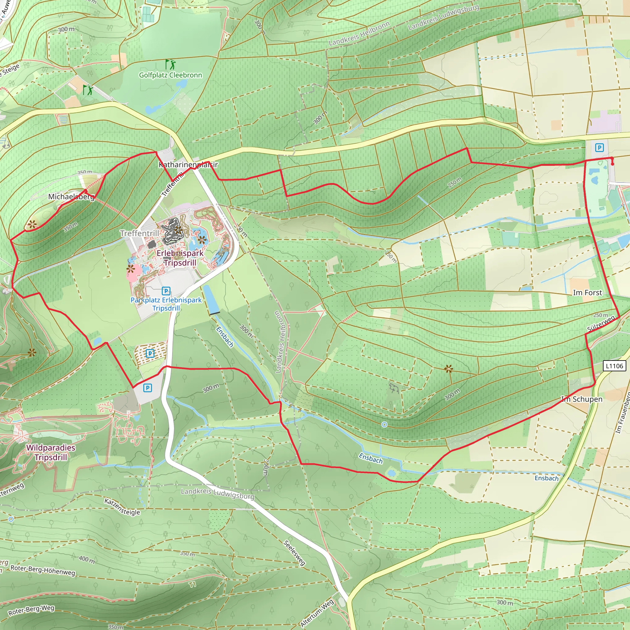 Michaelsberg via Lemberger mobile static map