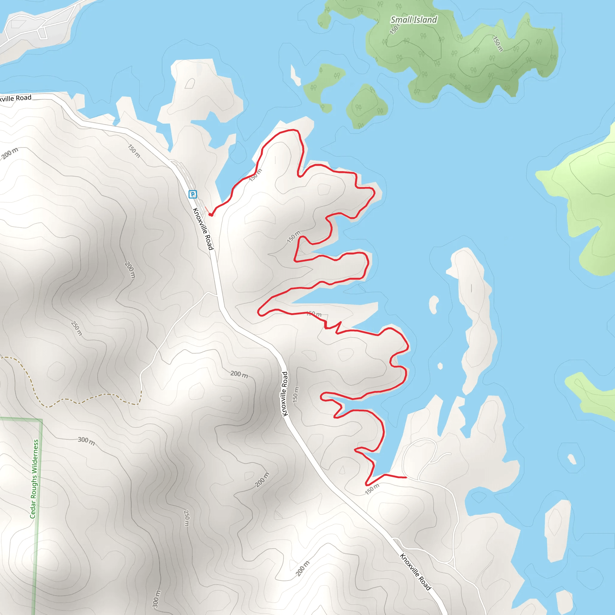 Knoxville Road mobile static map