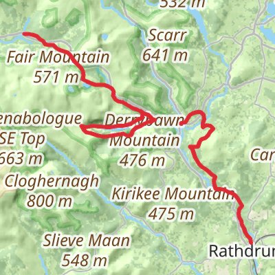 Heart of Wicklow 5-Day Gentle Tour (Hillwalk Tours) mobile static map