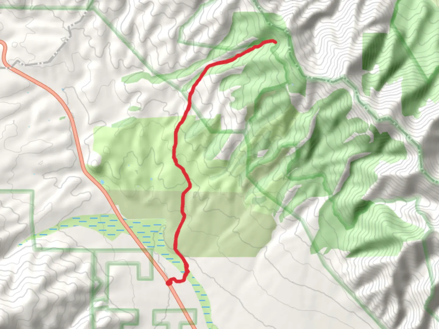 An image depicting the trail Round Hill Trail and its surrounding area.