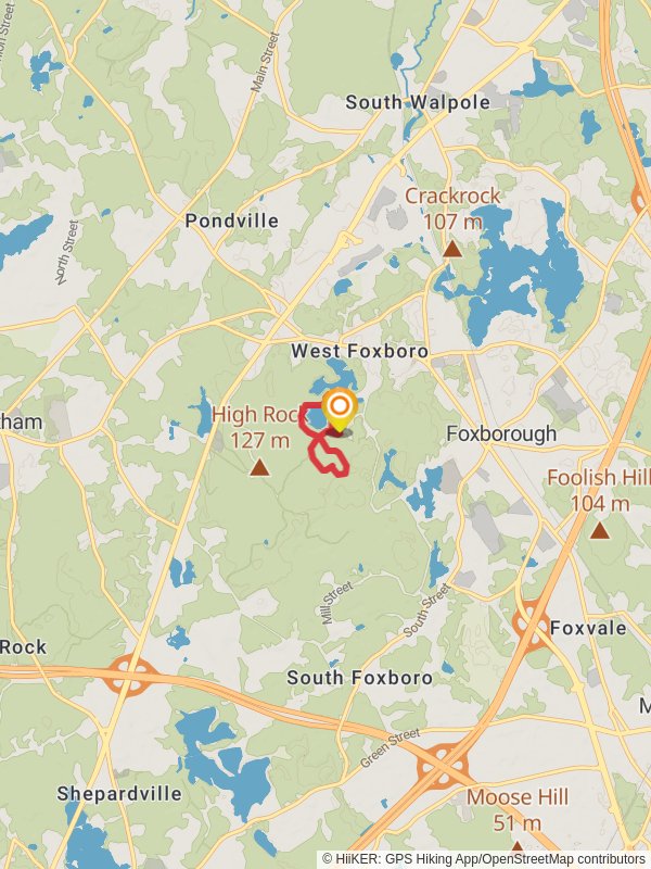Harold B Clark Town Forest and Upper Carpenter Pond Loop